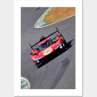 Ferrari 499P no51 24 Hours of Le Mans 2023 Posters and Art